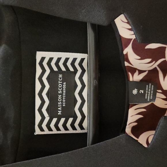 Maison Scotch open blazer, size EU 2 (US 8, M), black - Picture 2 of 7